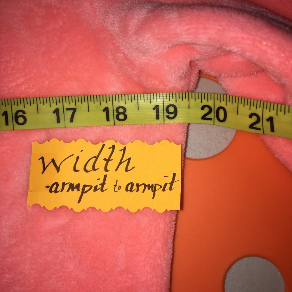 No Boundaries Fleece Sweatshirt Jacket Hoodie Peach/Pink with Gray trim Large - Picture 8 of 11